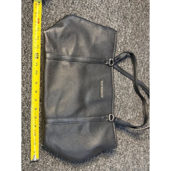 Dana Buchman Metallic Tote Handbag Large Faux Leather Shoulder Bag 9.5x15 Retro - Picture 5 of 8